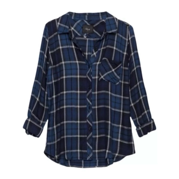 RAILS Hunter Flannel in Sapphire Navy - Picture 1 of 2